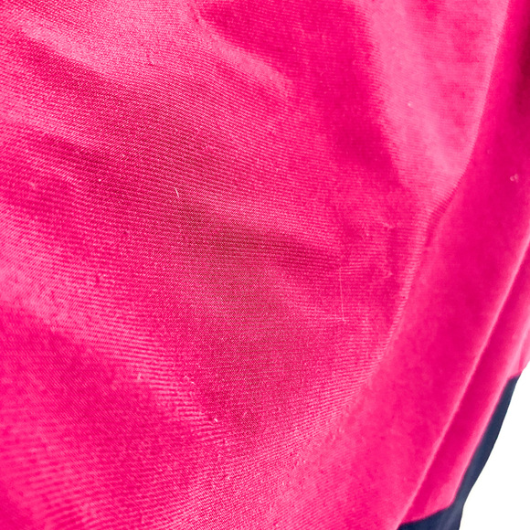 Nina Leonard Long Sleeve Hot Pink & Navy Blouse - Picture 7 of 9